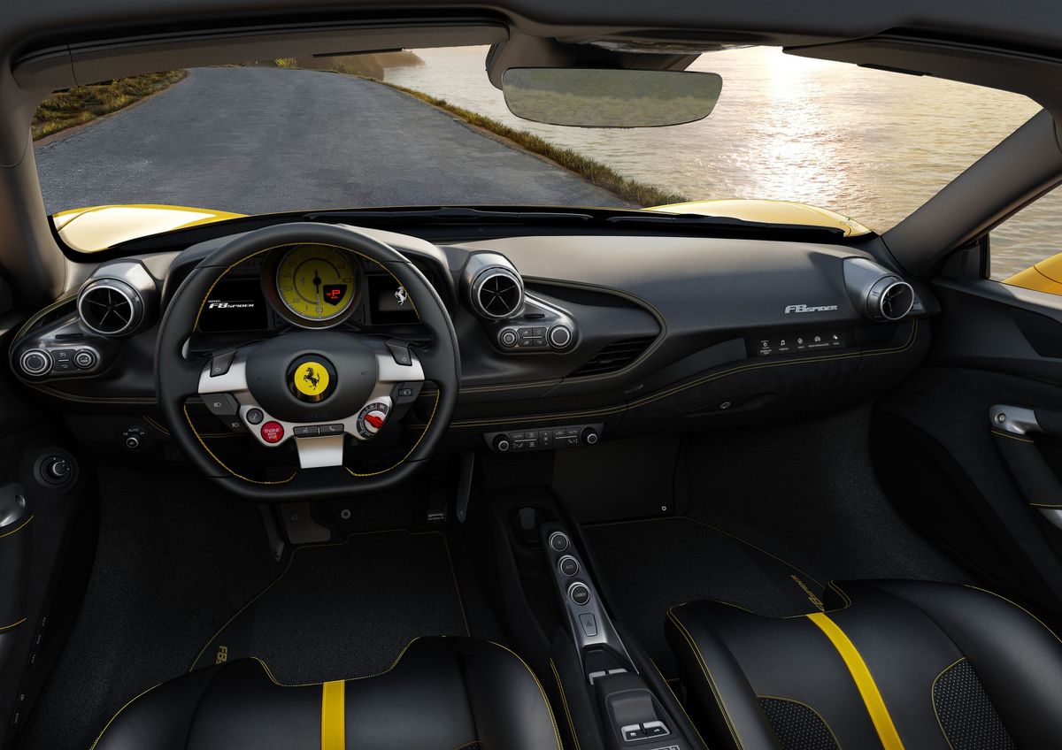 Ferrari F8 2019. Front seats. Roadster, 1 generation