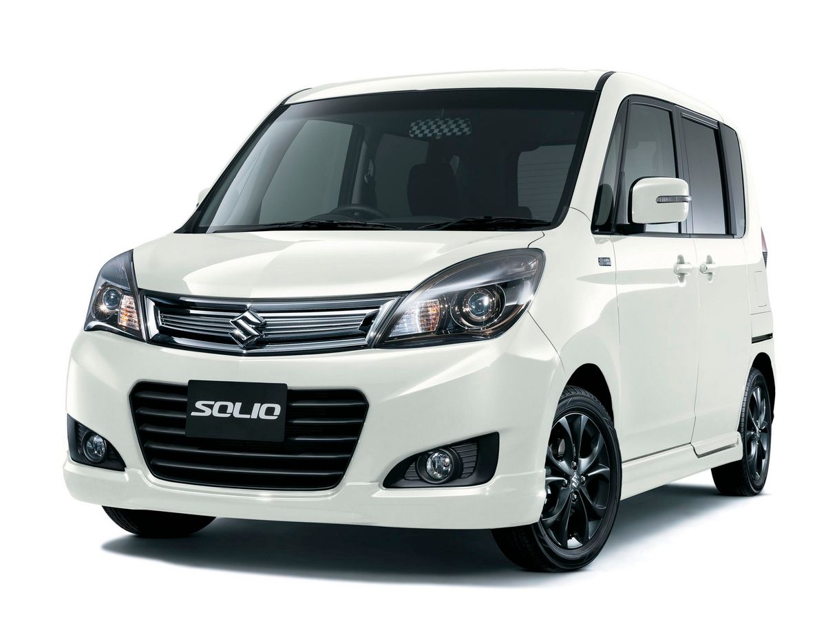 Suzuki Solio 2013. Carrosserie, extérieur. Monospace compact, 2 génération, restyling