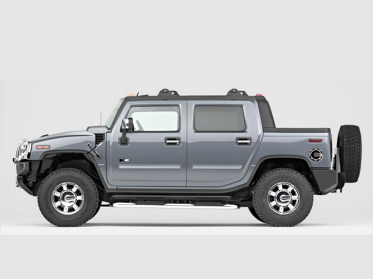 Hummer H2 2005. Carrosserie, extérieur. 2 pick-up, 1 génération