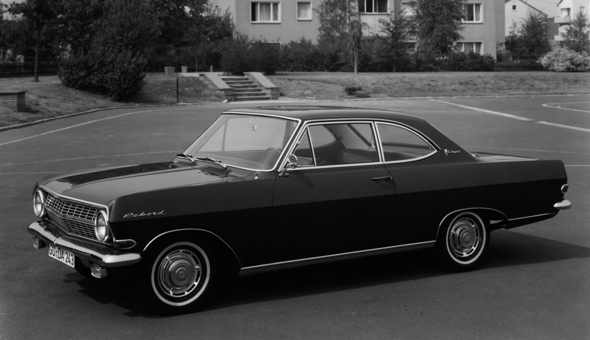 אופל רקורד 1963. מרכב, צורה. קופה, 1 דור