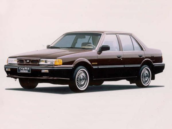 كيا كابيتال 1989. الهيكل، المظهر الخارجي. سيدان, 1 الجيل