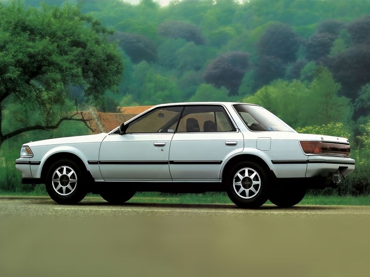 Toyota Carina ED 1985. Carrosserie, extérieur. Berline sans pilier central, 1 génération