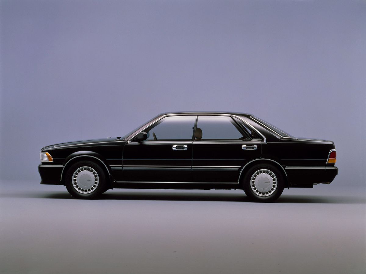 Nissan Cedric 1987. Carrosserie, extérieur. Berline sans pilier central, 7 génération