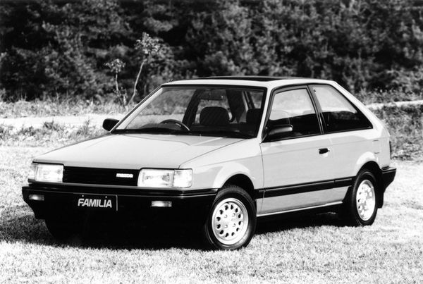 Mazda Familia 1989. Carrosserie, extérieur. Hatchback 3-portes, 6 génération