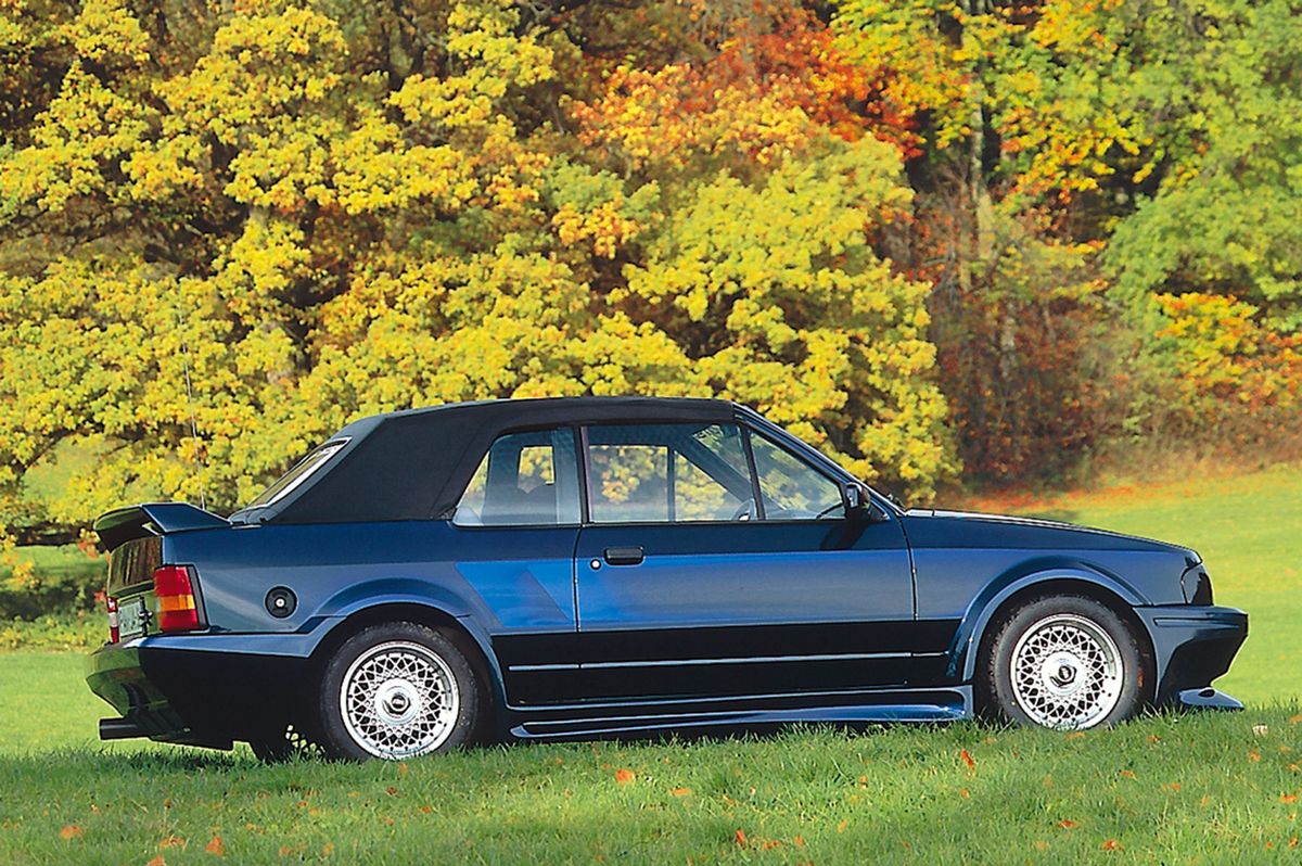 Ford Escort 1980. Carrosserie, extérieur. Cabriolet, 3 génération