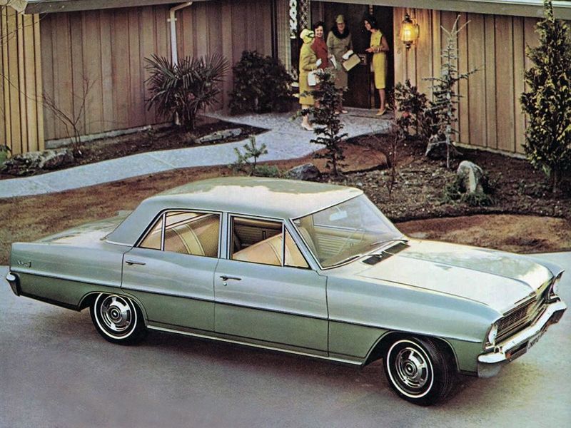 Chevrolet Nova 1965. Carrosserie, extérieur. Berline, 2 génération