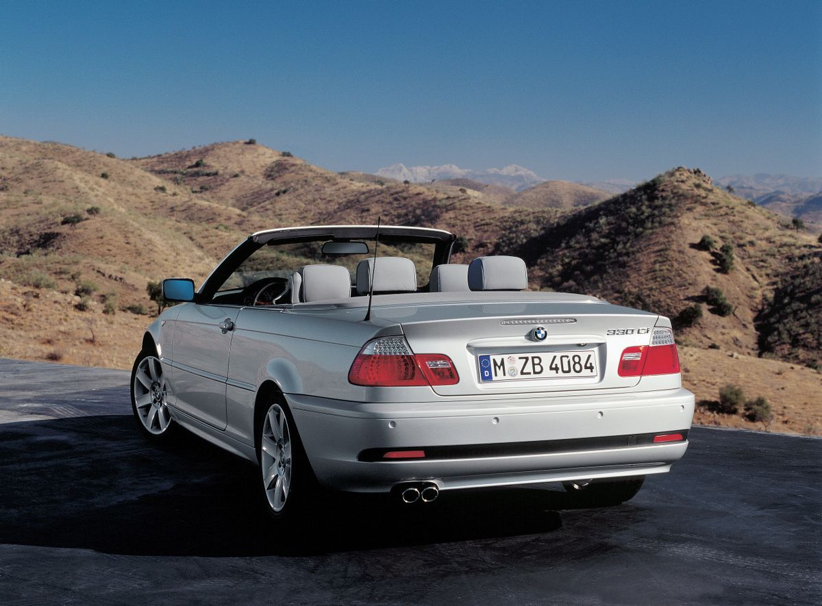 BMW 3 series 2003. Carrosserie, extérieur. Cabriolet, 4 génération, restyling