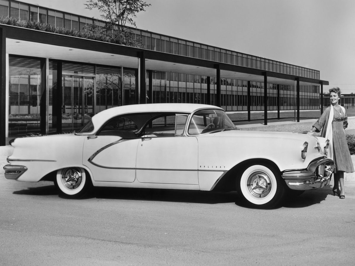 Oldsmobile Ninety Eight 1954. Bodywork, Exterior. Sedan, 3 generation