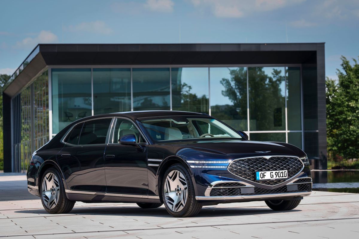 Genesis G90 2021. Carrosserie, extérieur. Berline longue, 2 génération