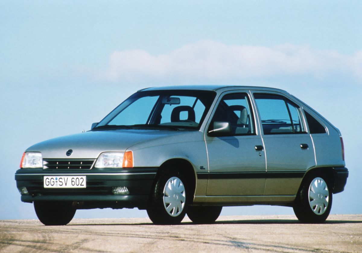 Opel Kadett 1989. Carrosserie, extérieur. Hatchback 5-portes, 5 génération, restyling