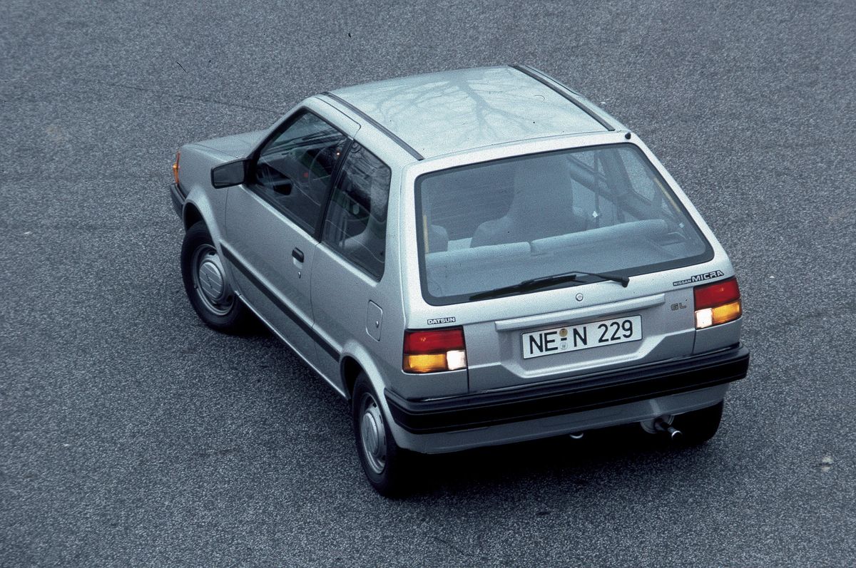 ניסאן מיקרה ‏1982. מרכב, צורה. מיני 3 דלתות, 1 דור