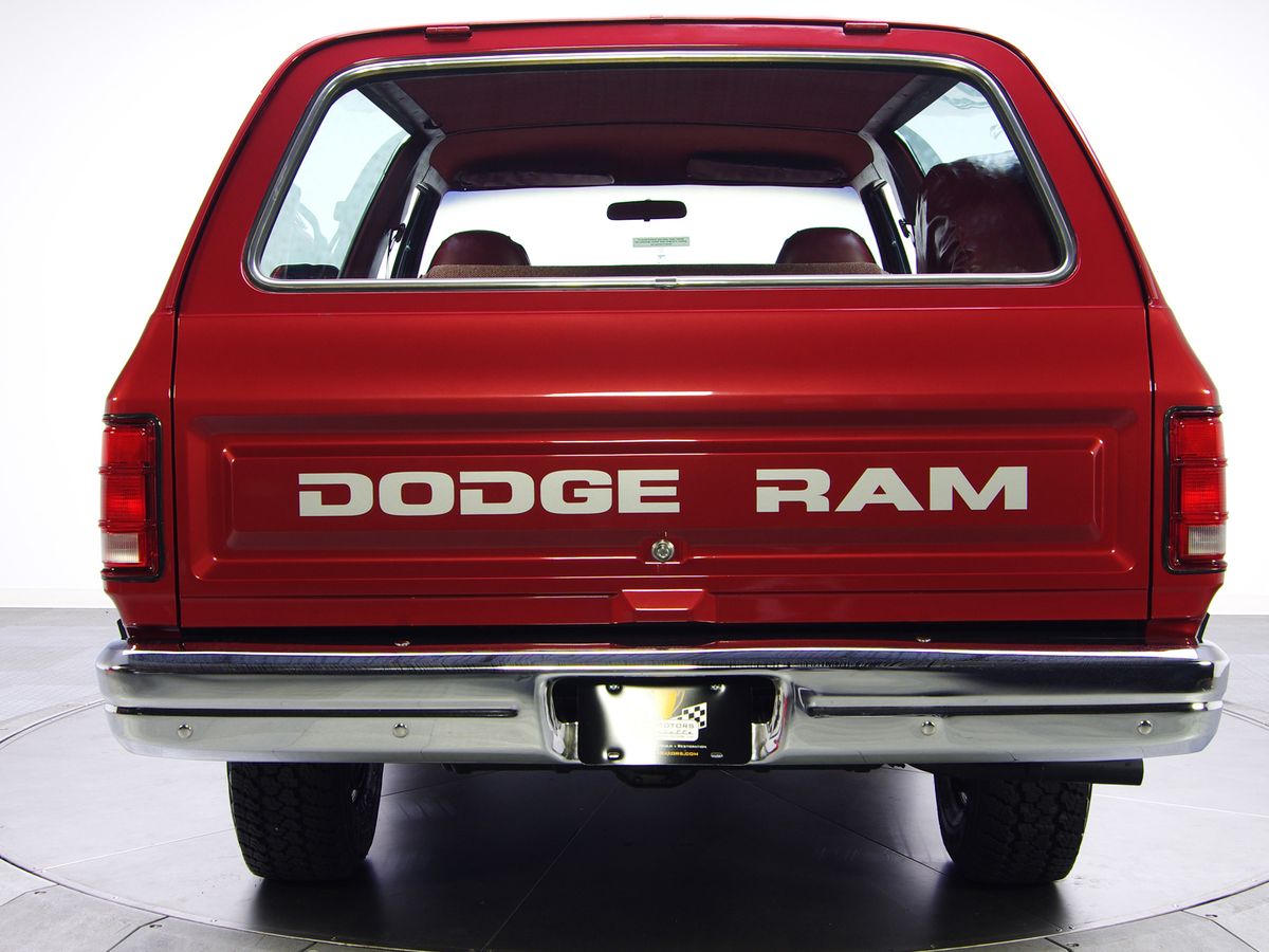 Dodge Ramcharger 1981. Bodywork, Exterior. SUV 3-doors, 2 generation
