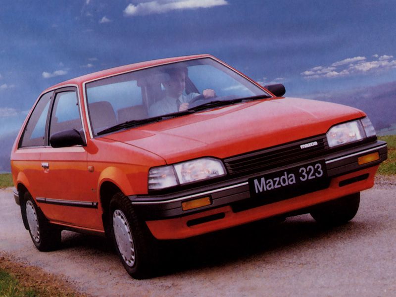 Mazda 323 Lantis 1985. Carrosserie, extérieur. Hatchback 3-portes, 3 génération