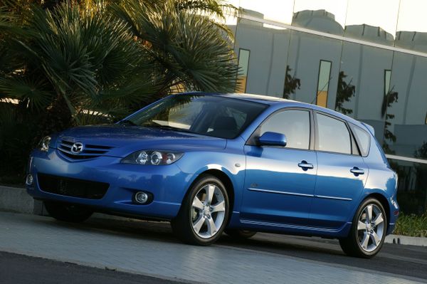 Mazda 3 2003. Carrosserie, extérieur. Hatchback 5-portes, 1 génération