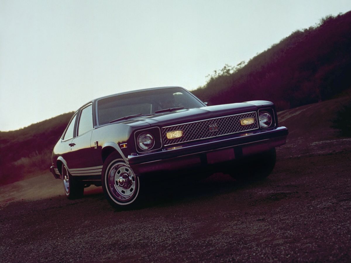 Chevrolet Nova 1974. Carrosserie, extérieur. Hatchback 3-portes, 4 génération