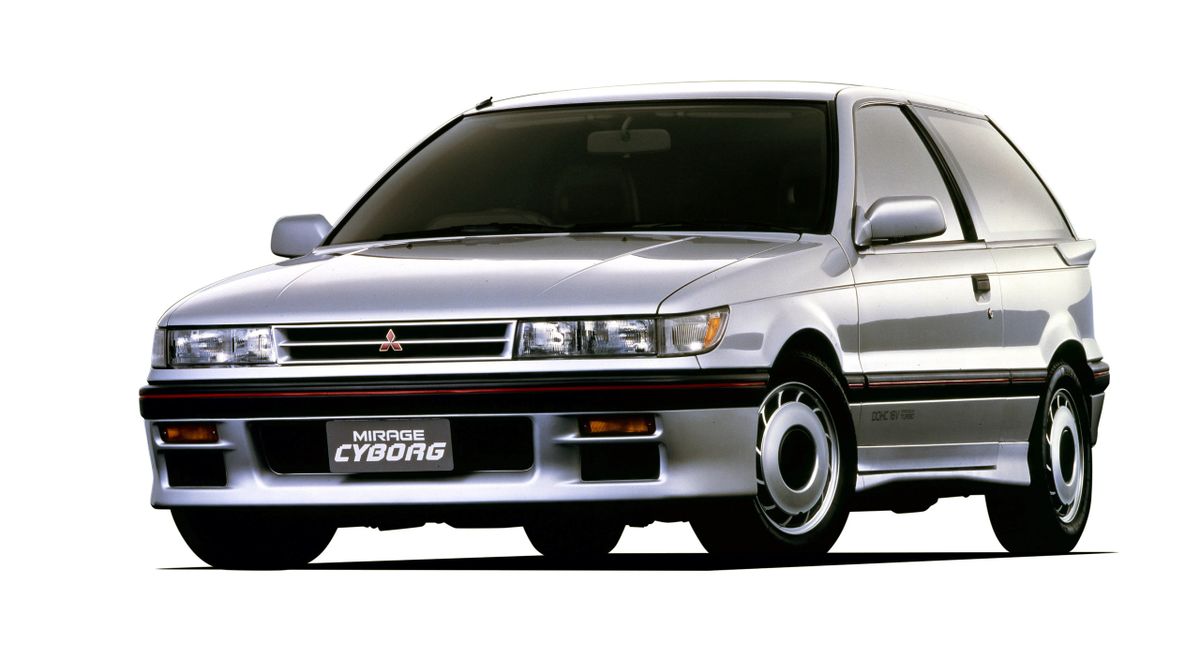 Mitsubishi Mirage 1987. Bodywork, Exterior. Hatchback 3-door, 3 generation