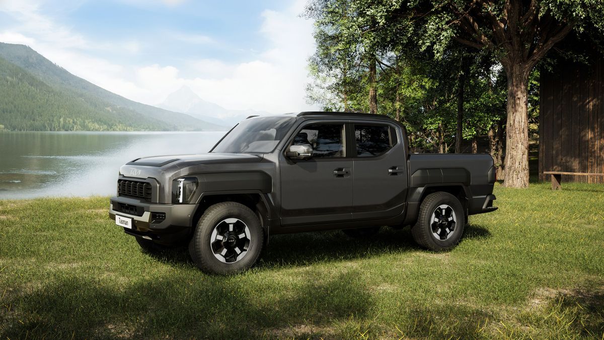 Kia Tasman 2024. Кузов, экстерьер. Пикап Двойная кабина, 1 поколение