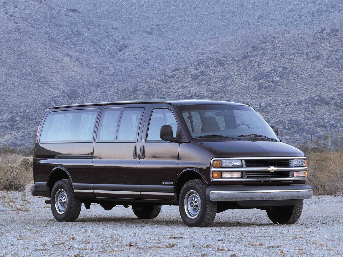 Chevrolet Express 1996. Carrosserie, extérieur. Monospace, 1 génération