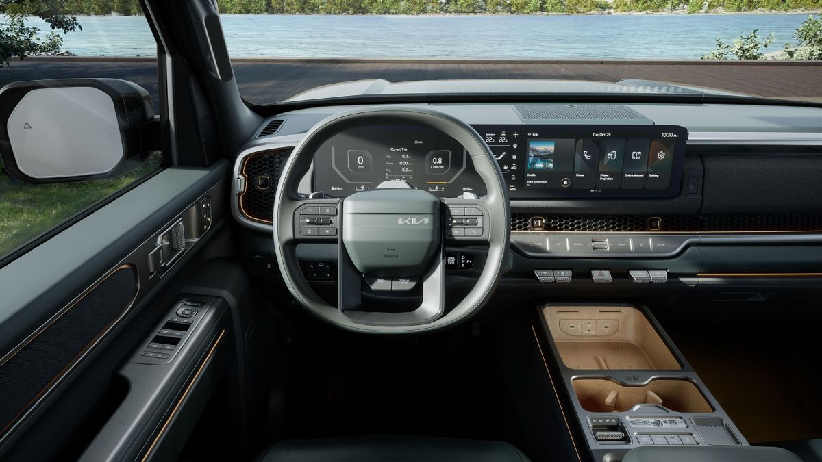 Kia Tasman 2024. Панель приборов. Пикап Двойная кабина, 1 поколение