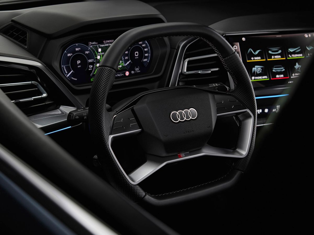 Audi Q4 e-tron 2021. Steering wheel. SUV 5-doors, 1 generation