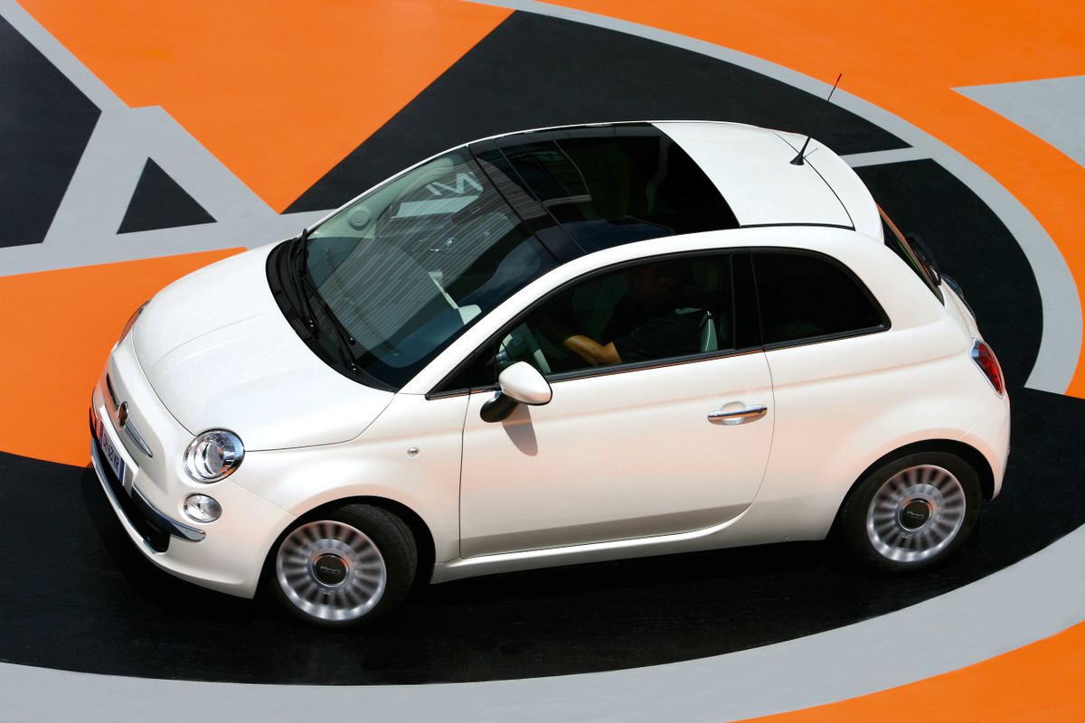 Fiat Cinquecento 2007. Carrosserie, extérieur. Mini 3-portes, 2 génération