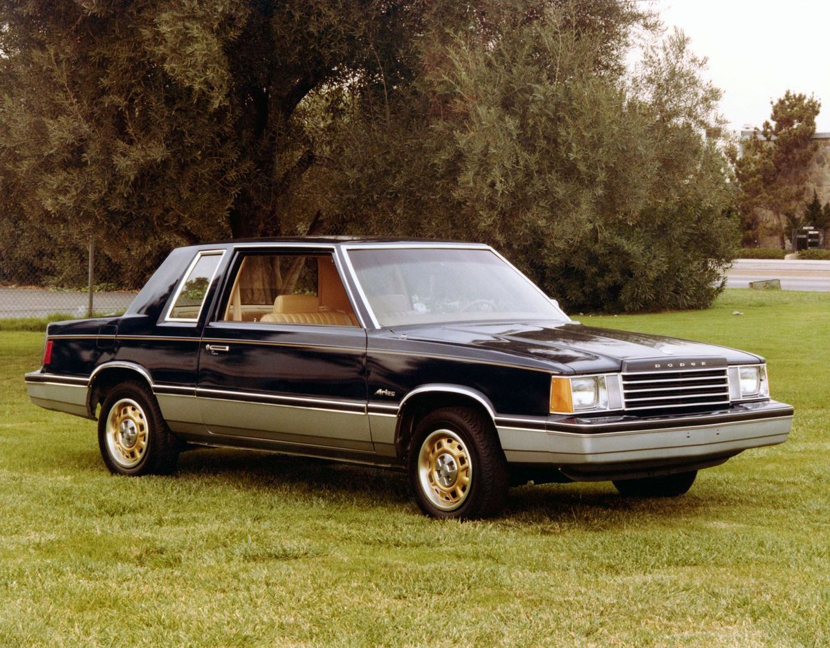 Dodge Aries 1981. Carrosserie, extérieur. Berline 2-portes, 1 génération