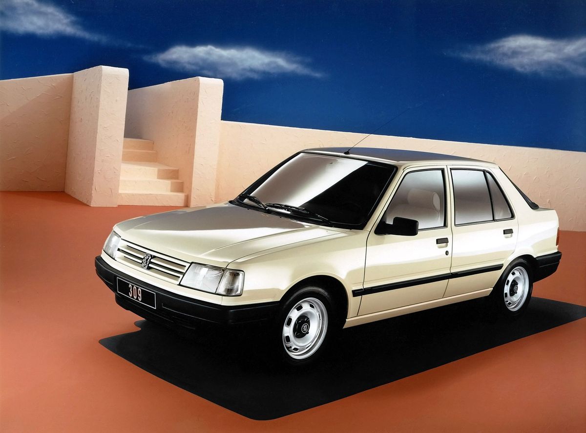 Peugeot 309 1987. Carrosserie, extérieur. Mini 5-portes, 1 génération