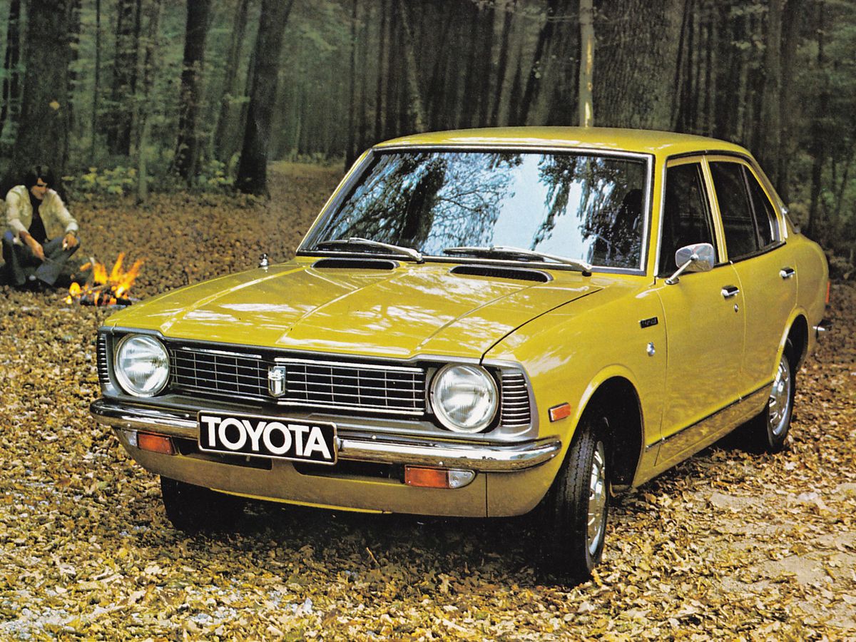 Toyota Corolla 1970. Bodywork, Exterior. Sedan, 2 generation