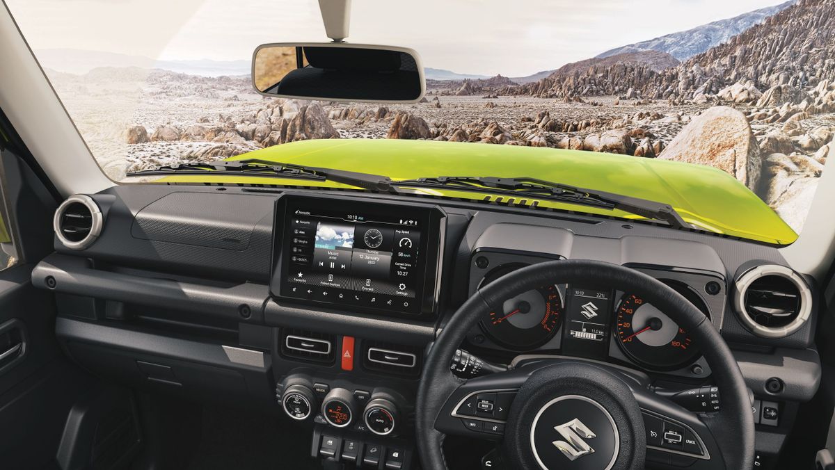 Suzuki Jimny 2023. Dashboard. SUV 5-doors, 4 generation
