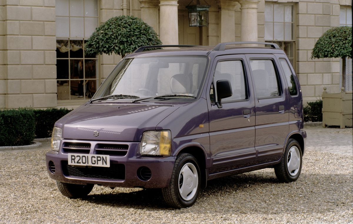سوزوكي Wagon R+ ‏1997. الهيكل، المظهر الخارجي. ميكرو فان, 1 الجيل