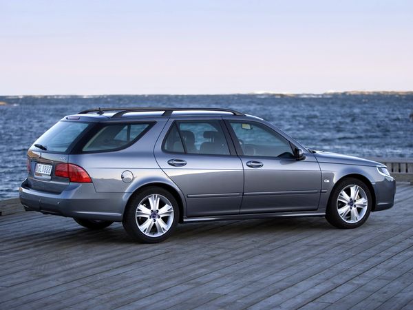 Saab 9-5 2005. Carrosserie, extérieur. Break 5-portes, 1 génération, restyling 2