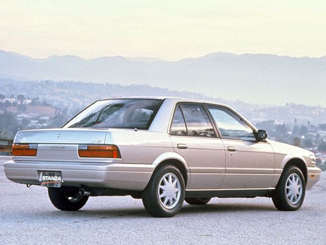 Nissan Stanza 1990. Carrosserie, extérieur. Berline, 3 génération