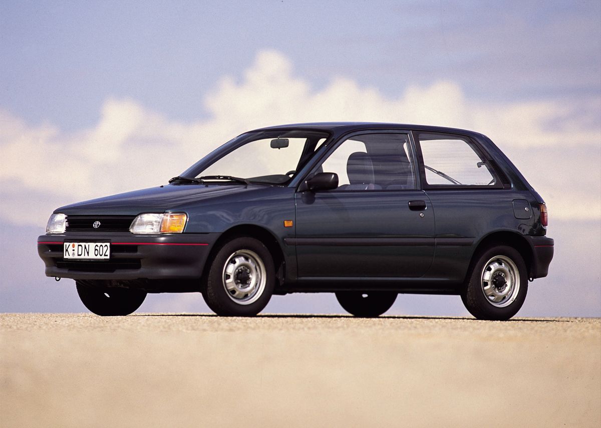 Toyota Starlet 1989. Carrosserie, extérieur. Mini 3-portes, 4 génération