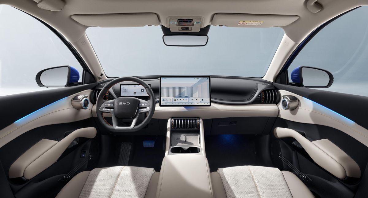 BYD Atto 3 2026. Передние сидения. SUV 5 дв., 1 поколение, рестайлинг 2