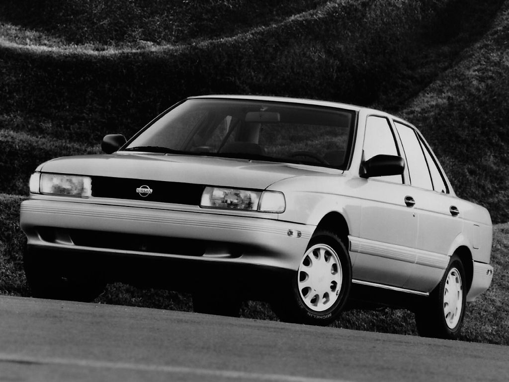 Nissan Sentra 1990. Bodywork, Exterior. Sedan, 3 generation
