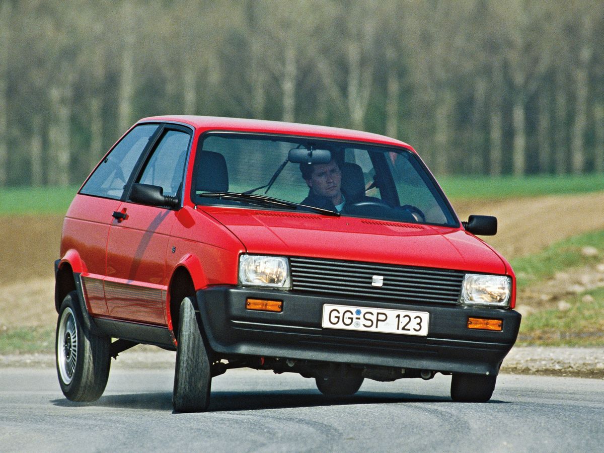 SEAT Ibiza 1984. Carrosserie, extérieur. Mini 3-portes, 1 génération