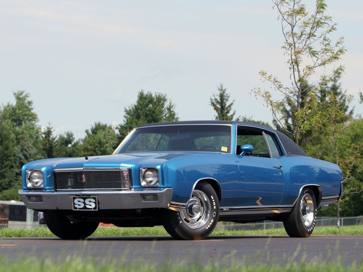 Chevrolet Monte Carlo 1970. Carrosserie, extérieur. Coupé, 1 génération