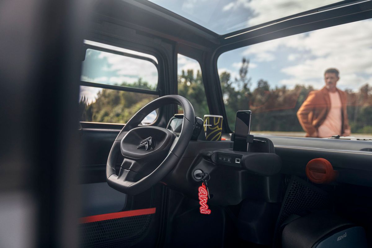 Citroen AMI 2020. Steering wheel. Coupe, 2 generation