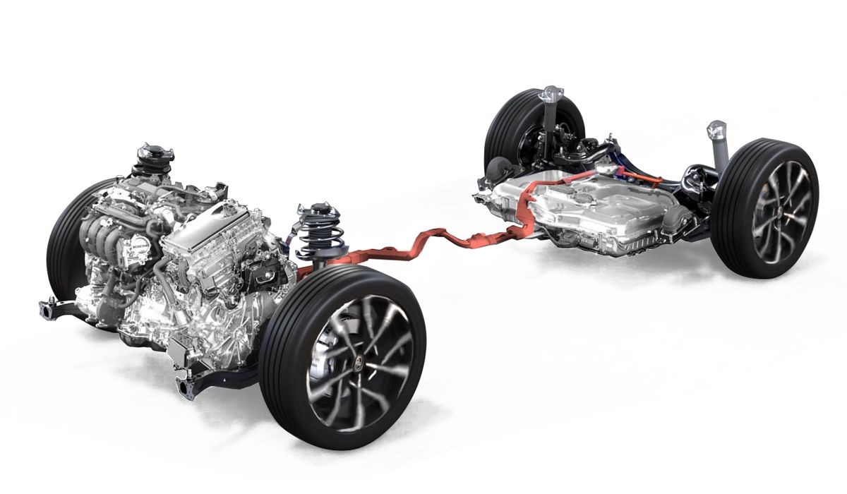Toyota Prius Plug-In 2023. Construction de voiture. Liftback, 5 génération