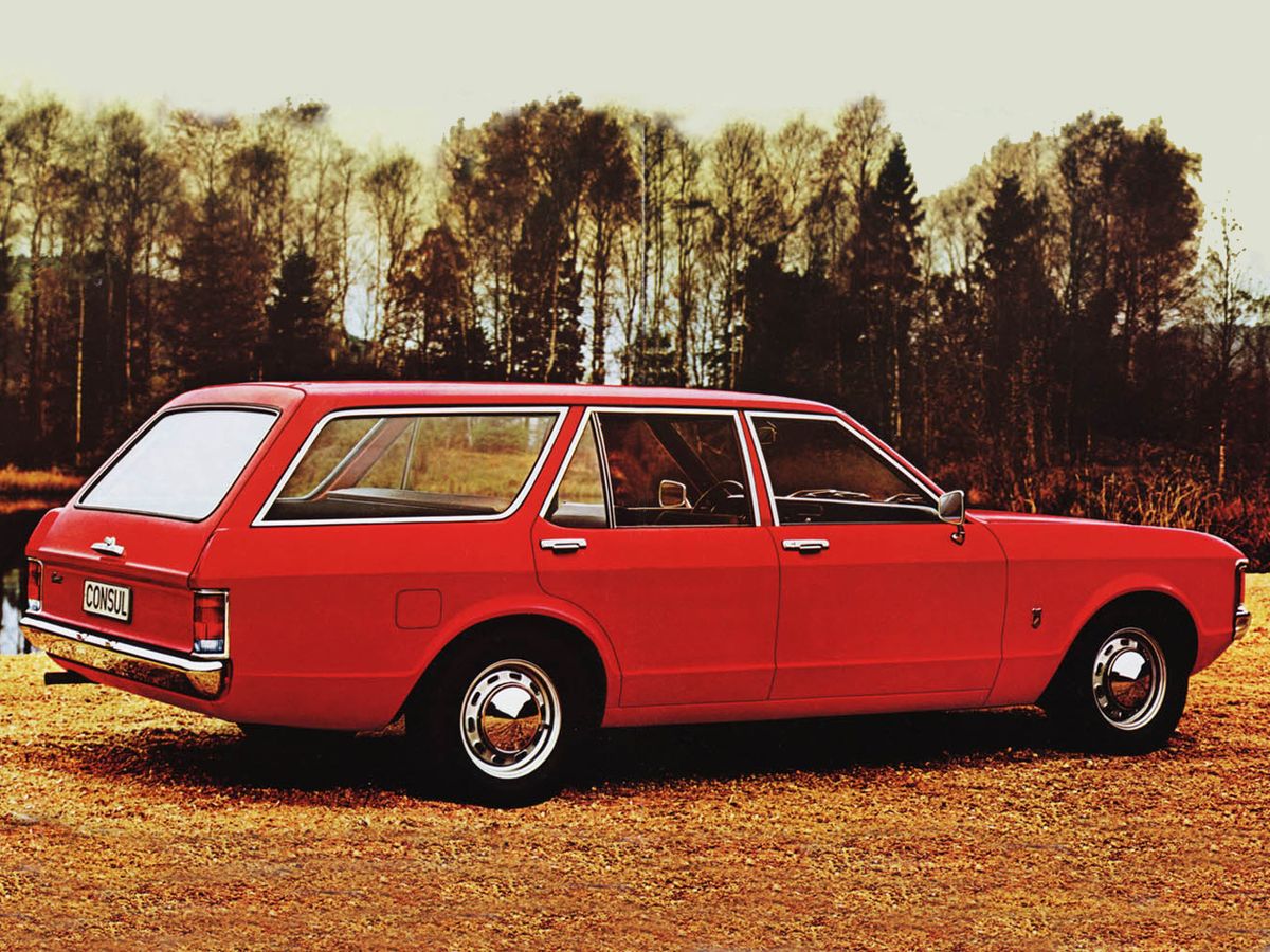 פורד קונסול ‏1972. מרכב, צורה. סטיישן 5 דלתות, 1 דור