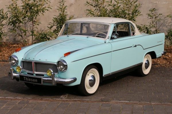 Боргвард Hansa 1100 1959. Кузов, экстерьер. Купе, 2 поколение