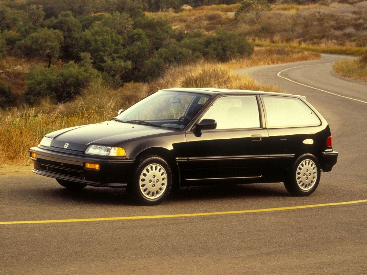 Хонда Цивик 1987. Кузов, экстерьер. Мини 3 двери, 4 поколение