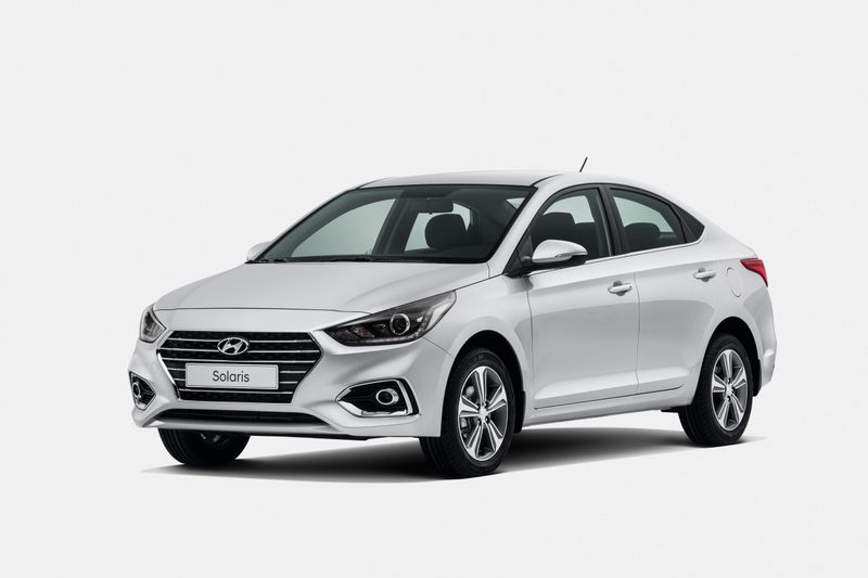 Hyundai Solaris 2017. Carrosserie, extérieur. Berline, 2 génération