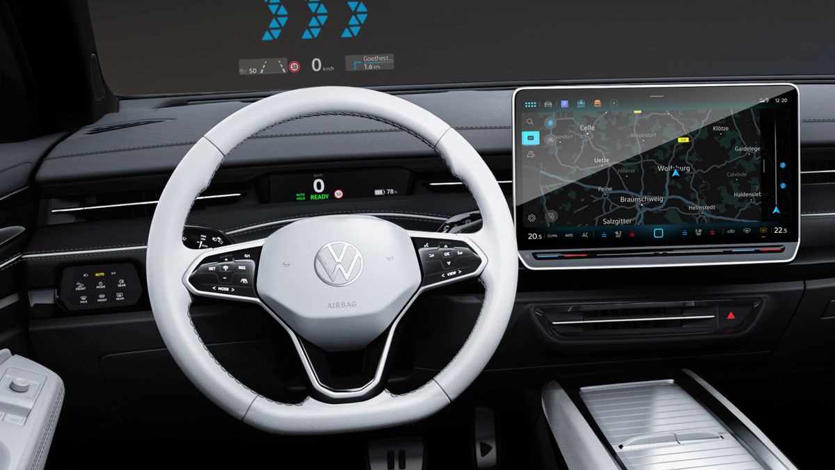 Volkswagen. Steering wheel.