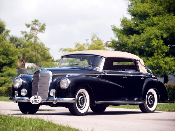 Mercedes-Benz W186 1951. Carrosserie, extérieur. Cabriolet, 1 génération