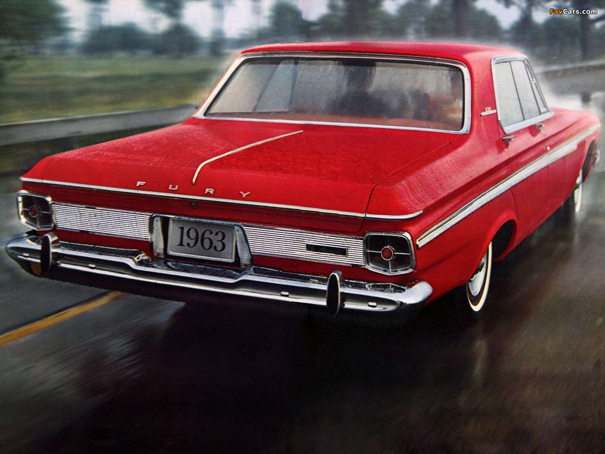 Plymouth Fury 1962. Bodywork, Exterior. Sedan, 3 generation