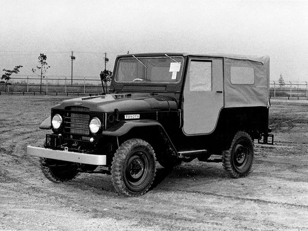 Тойота ЛК 1955. Кузов, экстерьер. Внедорожник 3 дв., 4 поколение