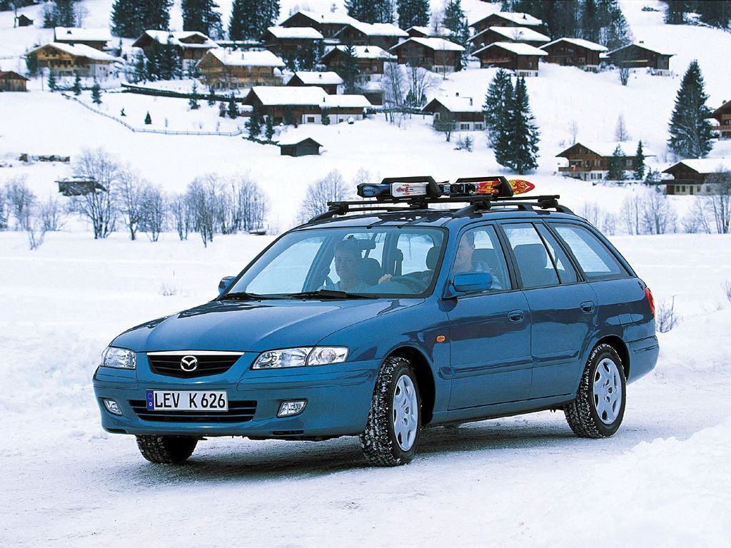 Mazda 626 1997. Carrosserie, extérieur. Break 5-portes, 5 génération