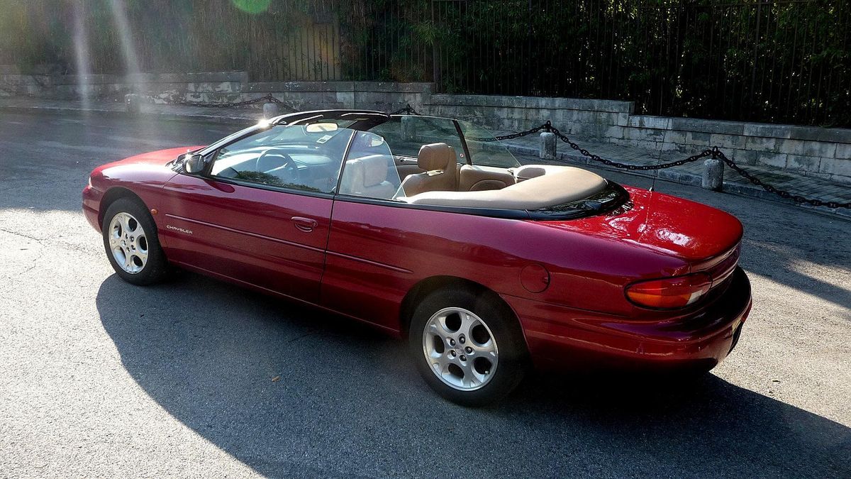 Chrysler Stratus 1995. Carrosserie, extérieur. Cabriolet, 1 génération