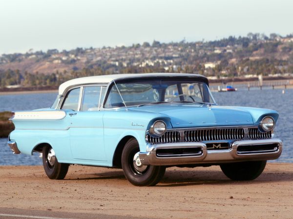 Mercury Monterey 1957. Carrosserie, extérieur. Berline 2-portes, 3 génération